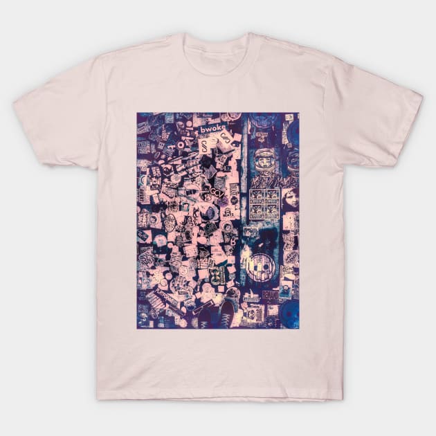 Street Art NYC Stickers T-Shirt by eleonoraingrid